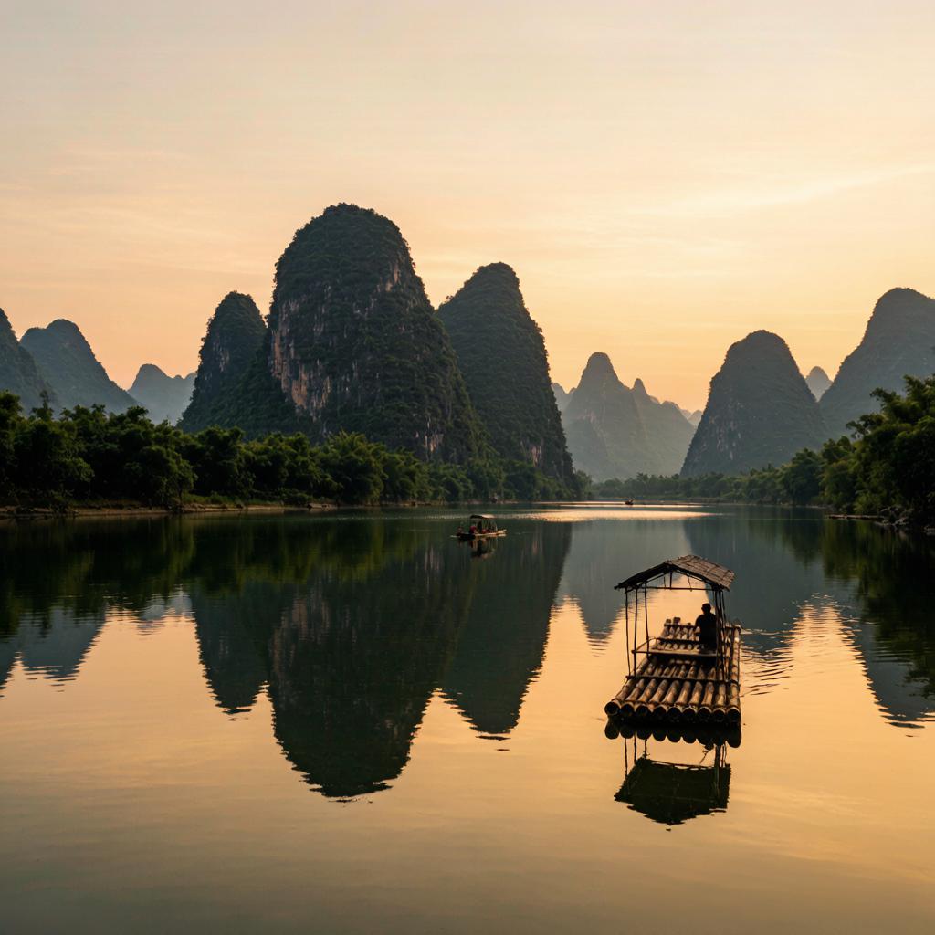 Li River cruise Guilin Yangshuo