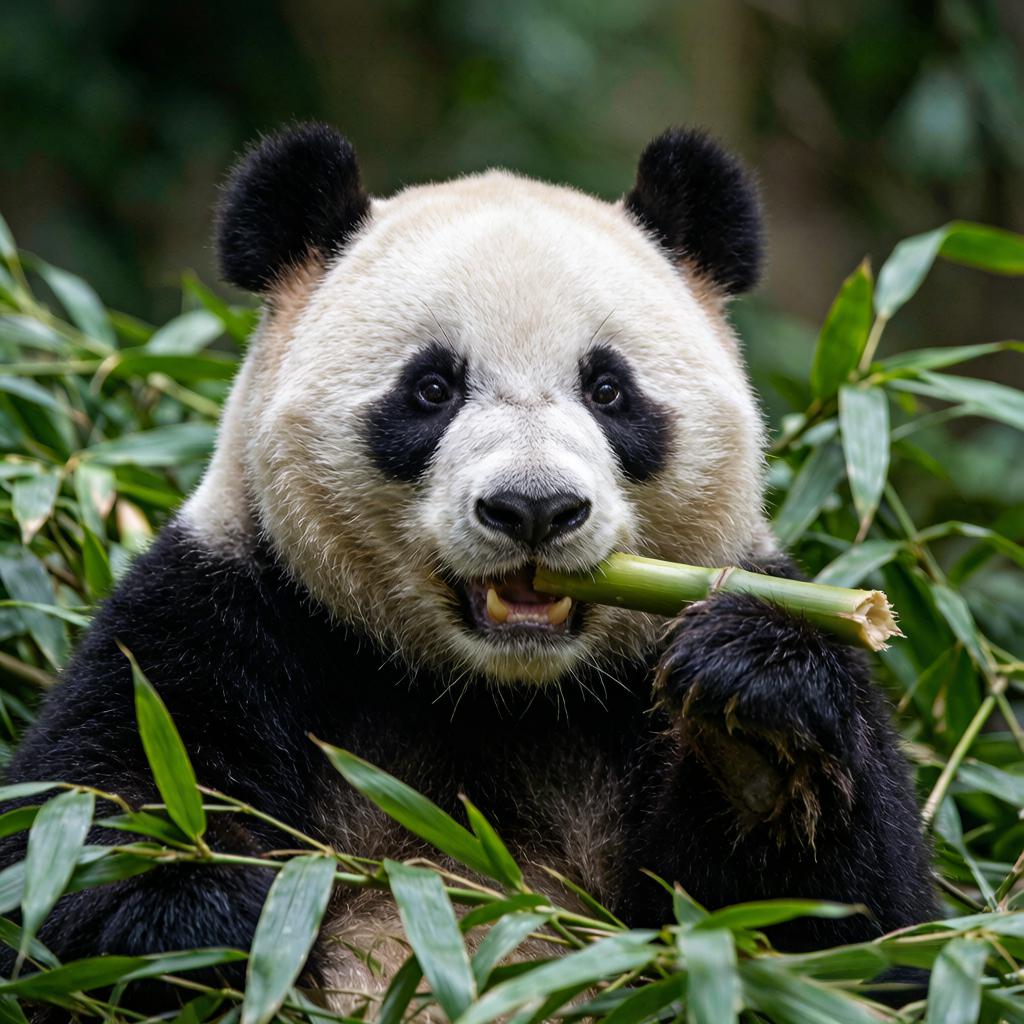 Giant pandas at Chengdu