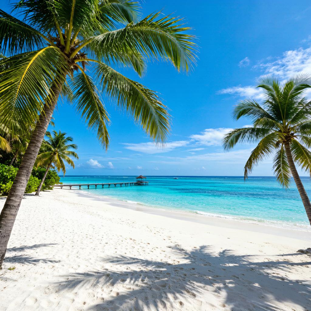 Sanya tropical beach